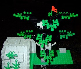 Vintage Lego # 6066 Camouflaged Outpost