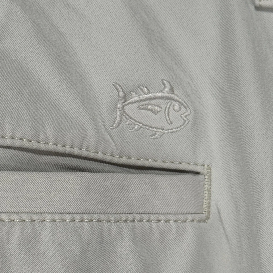Pantalones Cortos de Rendimiento Southern Tide brrr-die 8" Caqui Absorbente Elastizados Hombres 42 *LEER Foto 3 de 4