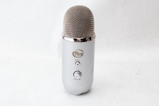Blue Yeti USB Condenser Microphone Silver Multi-Pattern Recording Mic No Stand