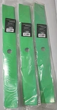 (QTY 3) 8Ten Lawn Razor C-BLD-0033 Mower Blade 18 1/2"L,2-1/2"w, 5/8" Round Hole