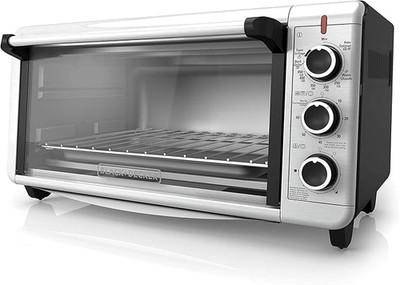 Black+Decker 8-Slice Extra Wide Convection Countertop Toaster Oven (DENTED)