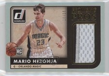 2015 Panini Donruss Promising Pros Jumbo Swatches Prime 13/25 Mario Hezonja 00ix