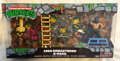 NEW 2025 PLAYMATES TEENAGE MUTANT NINJA TURTLES 1988 REMASTERED 6 PACK TMNT