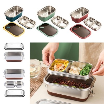 1,2L Edelstahl Bento Brotdose leicht praktisch Portionskontrolle