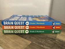 NEW Brain Quest Workbooks Grade 1-3 Phonics, Language, Math, And Much More