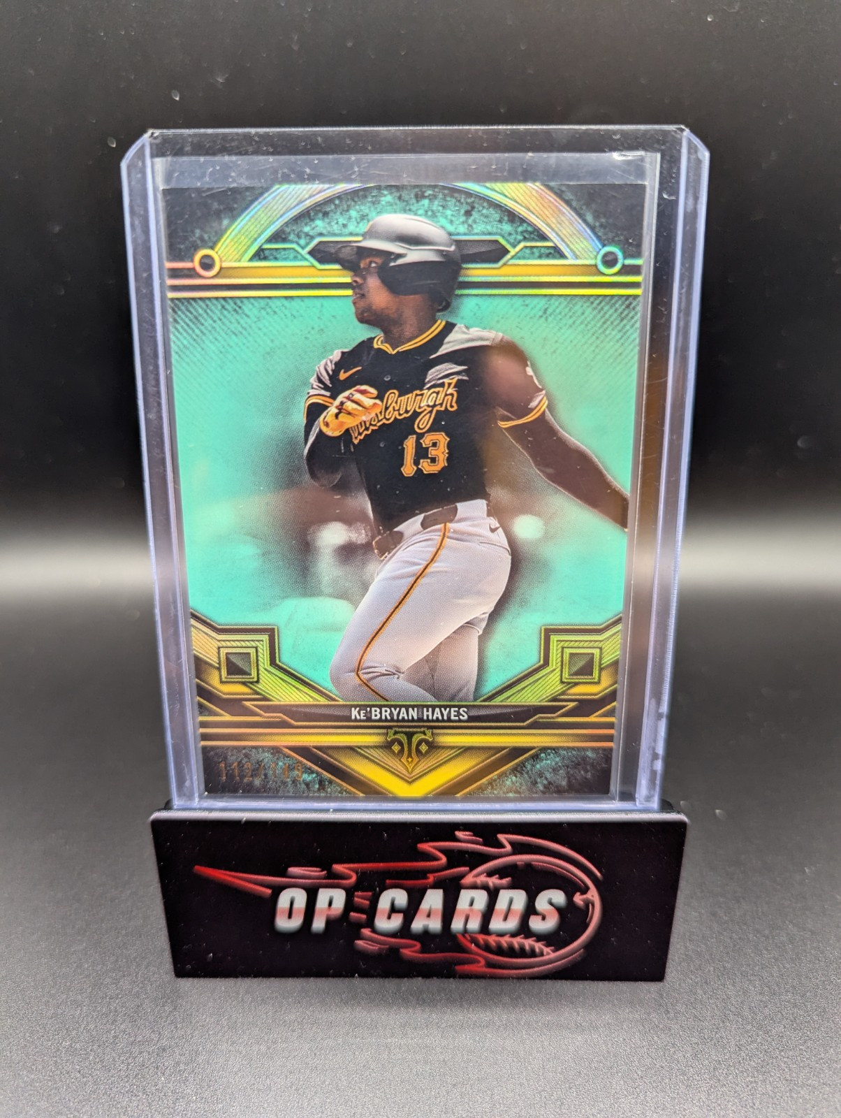 KE'BRYAN HAYES 2024 TOPPS TRIPLE THREADS AQUA CARD /149 FREE SHIPPING