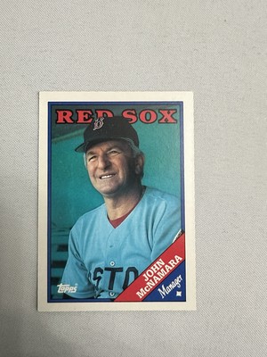 1988 Topps - Team Checklist #414 John McNamara