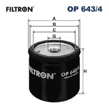 Ölfilter 24283300 für Smart Forfour 453 Fortwo