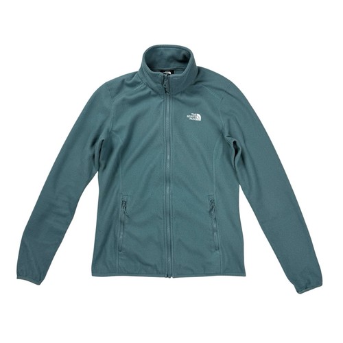 The North Face 100 Glacier Fleece Women’s Size Medium Full Zip Blue Jacket - Picture 1 of 7