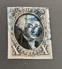 US Scott #2 1847 Used
