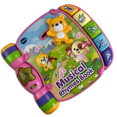 VTech Musical Rhymes Book Interactive Nursery Rhyme Toy with Lights & Sounds