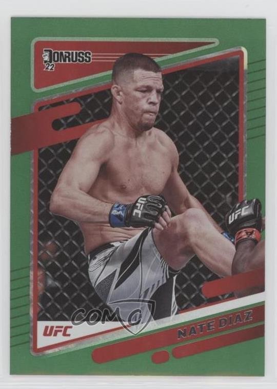 2022 Donruss UFC Green Flood Nate Diaz #46