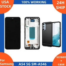 100% For Samsung Galaxy A54 5G SM-A546U A546V/B LCD Touch Screen Digitizer Frame