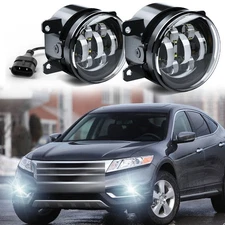 LED Fog Lights Front Bumper Driving Lamps 2x For HONDA CROSSTOUR 2013-2015