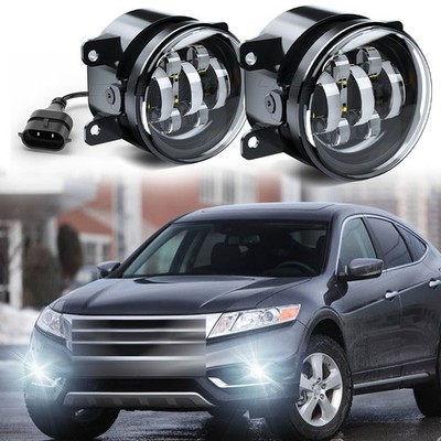 LED Fog Lights Front Bumper Driving Lamps 2x For HONDA CROSSTOUR 2013-2015