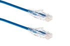 Cat6 Slim Ethernet Patch Cable, Snagless, 14 ft, Blue