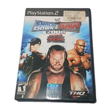 WWE Smackdown Vs. Raw 2008 - Sony Playstation 2 PS2 Video Game Complete CIB