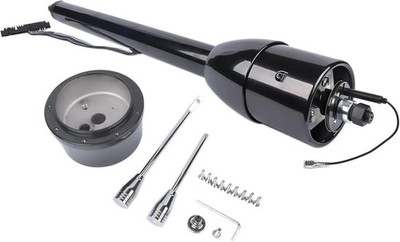 Replacement for GM 32'' Black Tilt Steering Column Floor Shift w/ 9 Hole Wheel...