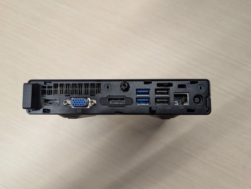 HP EliteDesk 705 G3 Mini AMD A6-9500e 8GB Ram, 256 GB SSD, Win 10 Pro - Afbeelding 4 van 5