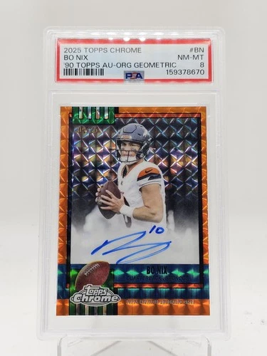 2025 Topps Chrome Bo Nix Superfractor (RAW)