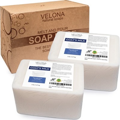 10 LB - GOATS MILK Soap Base by Velona | SLS/SLES free | Melt and Pour