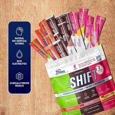 Real Ketones BHB SHIFT Variety Pack, 3 Flavors, Pick Your Flavor, Exp 28