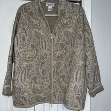 Pendleton 100 Virginia Wool Floral Jacket Women's Size Large
