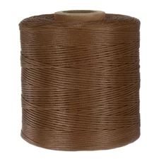 300D Waxed Thread 547 Yards Polyester Leather Sewing Waxed String Caramel