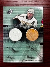 2000-01 SPx  WINNING MATERIALS MIKE MODANO STICK AND JERSEY #MM