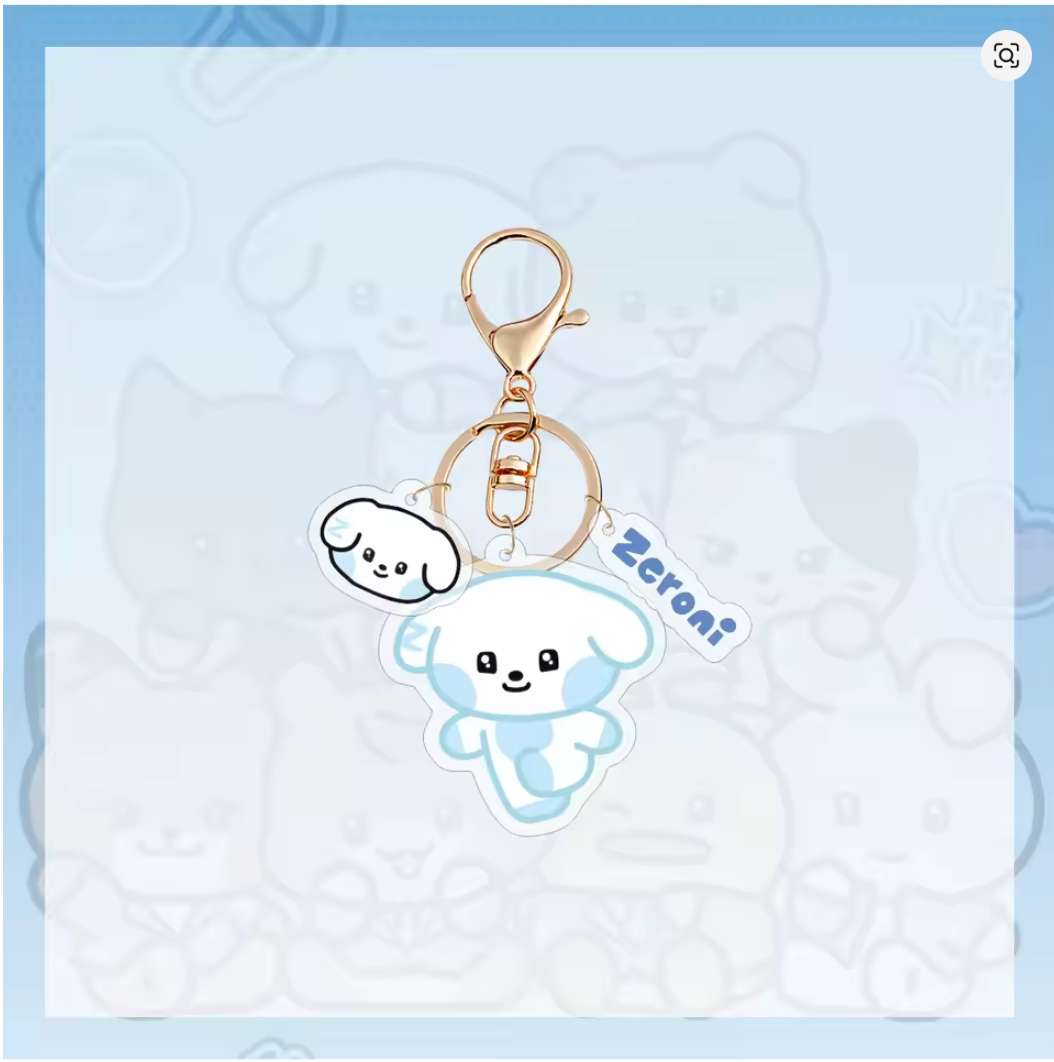 KPOP ZB1 CARTOON MERCH KEYCHAIN ZEROBASEONE KAWAII ACRYLIC KEY