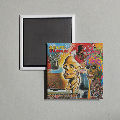 The Flaming Lips - Oh My Gawd!!!...The Flaming Album Cover Locker Fridge Magnet