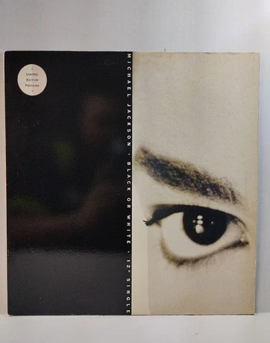 VTG Michael Jackson - Black Or White Limited Edition 12” Vinyl Maxi Single 1991