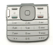 Original Nokia N79 Keypad / Tastaturmatte Grau Neu / PV302