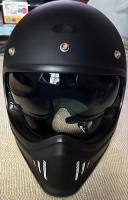 SHOEI EX-ZERO Full Face Helmet XL Matte Black, Used, with Clear Shield