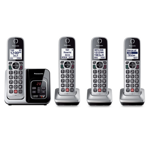 Panasonic KX-TG3824S Cordless Phone with Call Blocking - Certified Refurbished