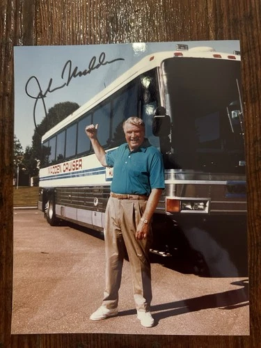 Rare JOHN MADDEN Signed Autograph NFL Football 8x10 Photograph MADDEN CRUISER