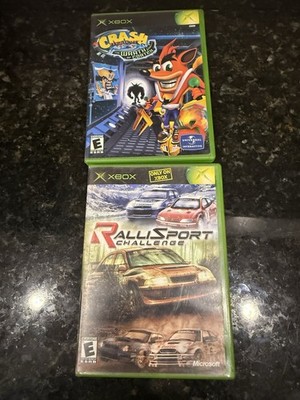 2 Xbox Games Crash Wrath Of Cortex And Ralli Sports Challenge