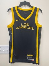 Nike Dri-Fit Rebel Edition Jersey Mens S Black Los Angeles Sparks Victory