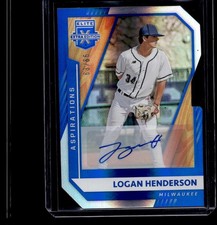 2021 Panini Elite Extra Edition #116 Logan Henderson Signatures