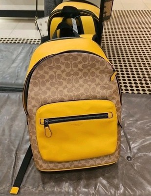 Coach Vibrant Yellow Backpack Coach Court Backpack | Brixton Baker main image 2