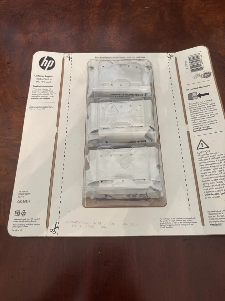 Paquete combinado de cartuchos de tinta originales HP 27 28 negros y tricolores nuevos sin abrir  Foto 2 de 3