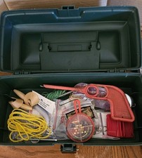 Plano 1 Tray Tackle Box Dark Green With Tackle