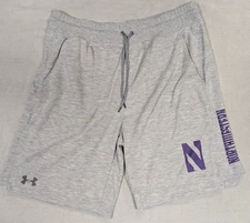Northwestern Wildcats Shorts Mens Large Under Armour Basketball Training Pockets