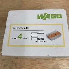 Image of WAGO 221-415 5-Way Connectors Pack of 25 Brand New Sealed