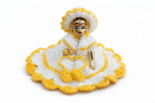 Handmade Baby Krishna Woolen Dress  Laddu Gopal Winter Poshak  2 Dress combo 