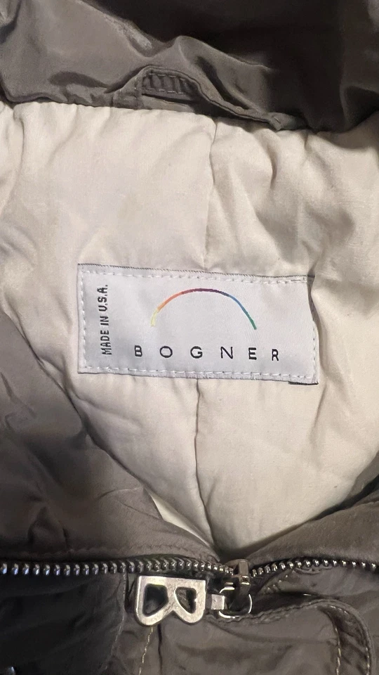 Traje De Colección Bogner Una Pieza Esquí Snowboard Años 90 Retro Bronceado Mujer Pequeño Foto 3 de 4