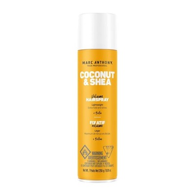 Marc Anthony Hydrating Coconut Oil & Shea Butter Volume Hairspray 8.8 oz