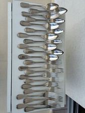 Lot de couverts Christofle en métal argenté (modèle ancien)