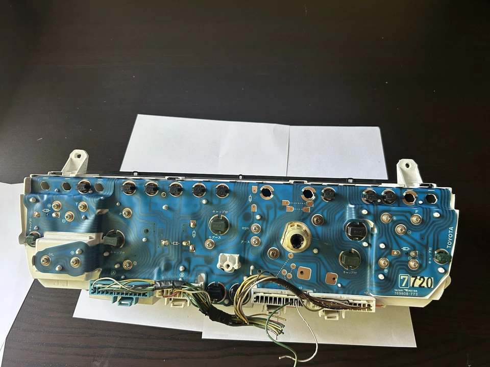 Toyota Pickup 1989-1991 1990-91 4Runner cuadro de instrumentos velocímetro manual 4x4 Foto 4 de 4