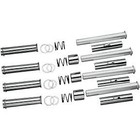 Drag Specialties DS-193761 Chrome Pushrod Tube Kit for Late 79-84 Shovelhead